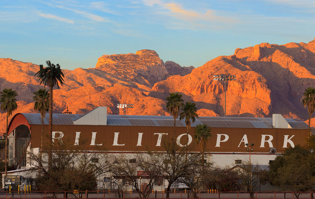 Rillito Park Racetrack at Sunset